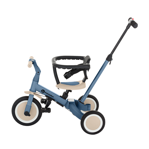 Petite&Mars Trojkolka multifunkční 5v1 Turbo Ocean Blue