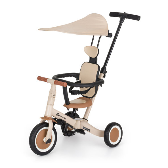 Petite&Mars Trojkolka multifunkční 5v1 Turbo Plus Desert Sand
