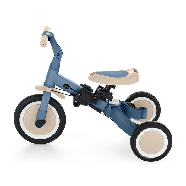 Petite&Mars Trojkolka multifunkční 5v1 Turbo Plus Ocean Blue