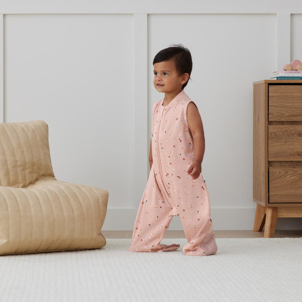 ERGOPOUCH Pytel a overal na spaní 2v1 bavlna Suit Daisies 8-24 m