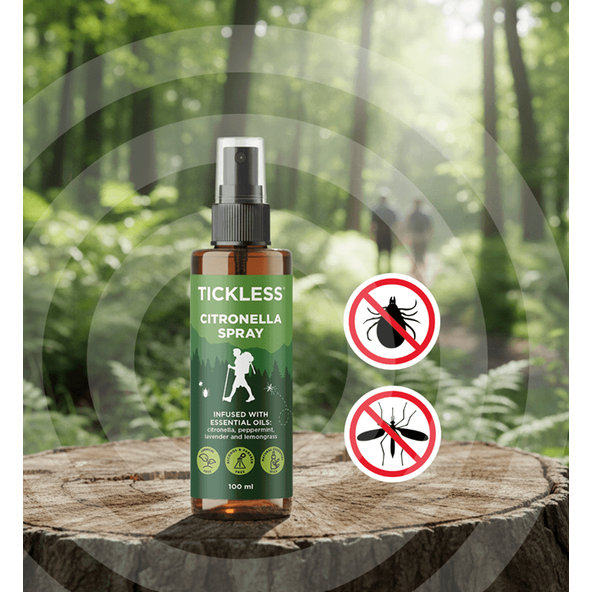 Tickless Outdoor Citronella sprej proti komárům a klíšťatům 100 ml