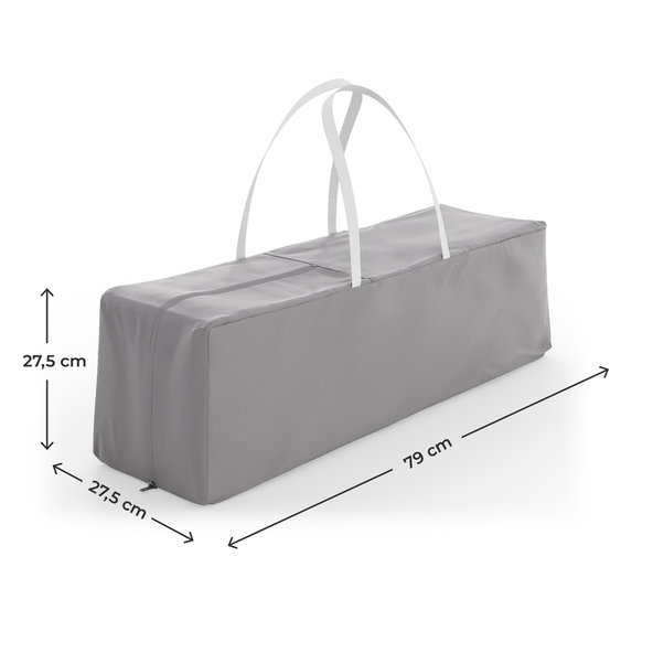 KINDERKRAFT cestovní postýlka Leody Up Grey