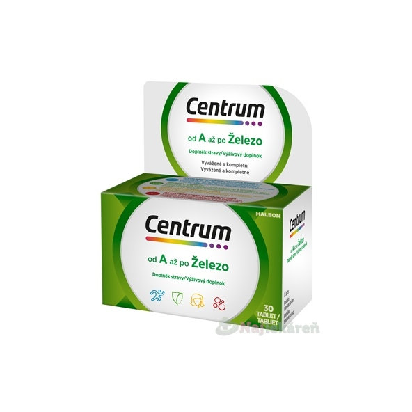 Centrum A až Železo 30 tablet