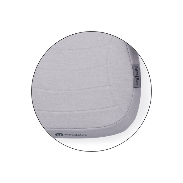PETITE&MARS Podsedák Zuno Gentle Grey 125–150 cm