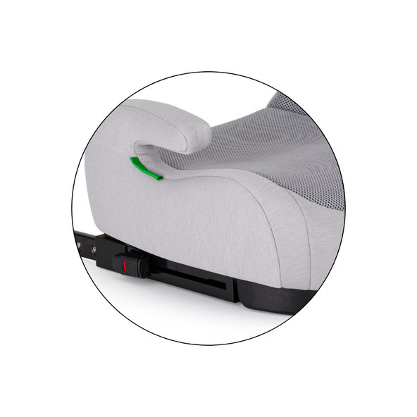 PETITE&MARS Podsedák Optimus Pro i-Size Air Gentle Grey 125–150 cm