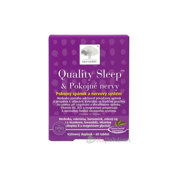 New Nordic Quality Sleep & Pokojné nervy 60 tablet