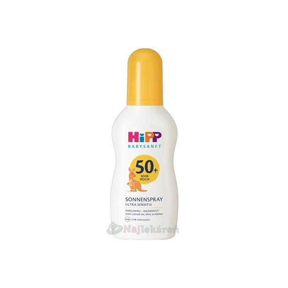 HiPP Babysanft opalovací sprej SPF 50+ 150 ml