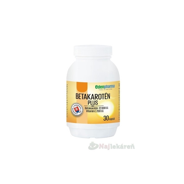 EDENPharma BETAKAROTÉN PLUS 30 kapslí