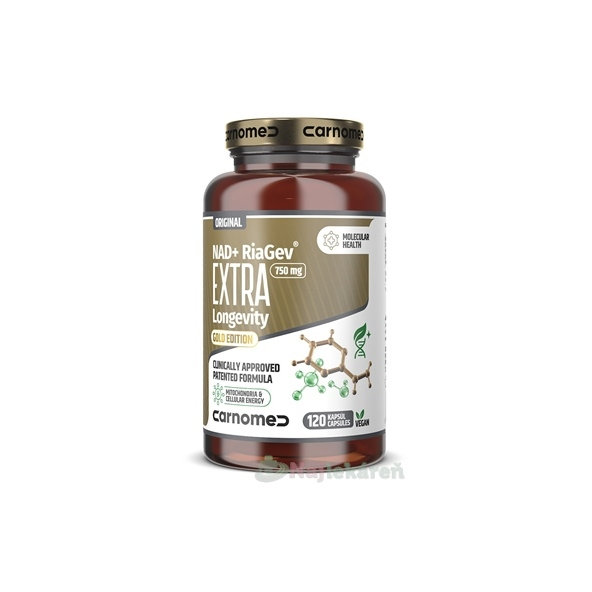 CarnoMed NAD+ RiaGev Extra Longevity 120 mg kapslí