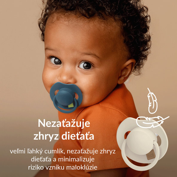 LOVI Prime Dudlík dynamický silikónový svíticí Blush 0-6m