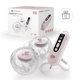Kinderkraft odsávačka mlieka Double Hands-free Gentle Flow Pink
