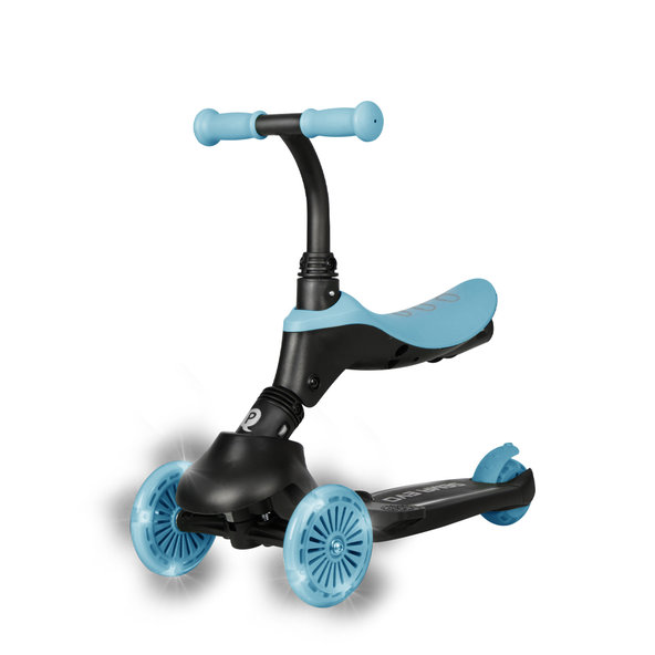 QPLAY Odrážedlo a koloběžka Sema Evo 6v1 Sky Blue 12 m+