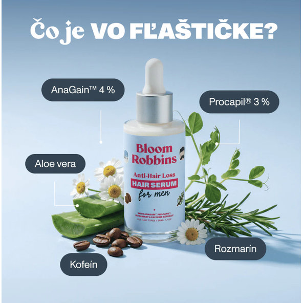 Bloom Robbins Anti-Hair Loss sérum proti vypadávání vlasů pro muže 50 ml