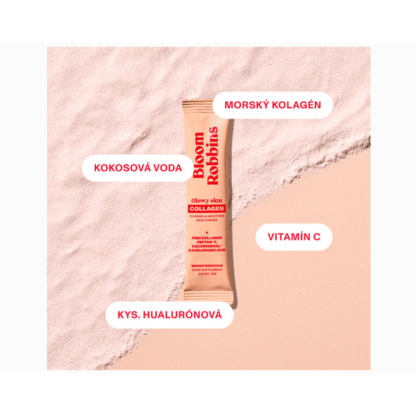 Bloom Robbins Glowy Skin Collagen prášek 30 sáčků