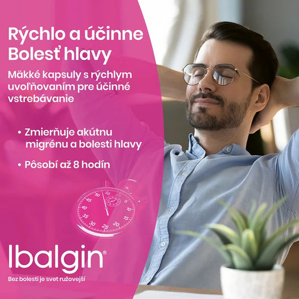Ibalgin Rapidcaps 400 mg 30 kapslí