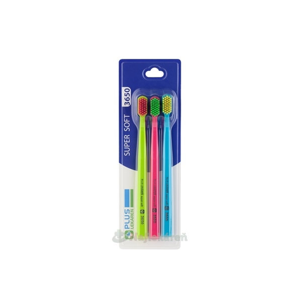 Plus Lekáreň Super Soft 3650 kit zubní kartáček 3 ks