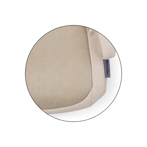 PETITE&MARS Podsedák Optimus Pro i-Size Air Sage Beige 125-150 cm
