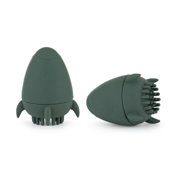 PETITE&MARS Hračka do vody Splashy Rocket Misty Green 6m+