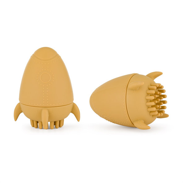 PETITE&MARS Hračka do vody Splashy Rocket Intense Ochre 6m+