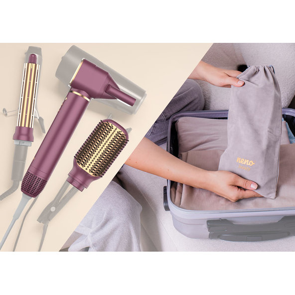 NENO Beauty profesionální fén s ionizací a kulmou Vio