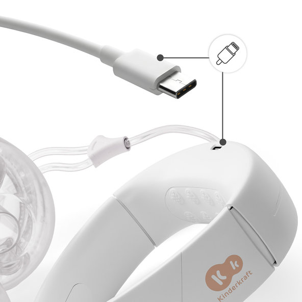Kinderkraft odsávačka mlieka Gentleneste Double Hands-free