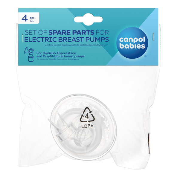 Canpol Babies Náhradní díly pro odsávačky Take&Go a ExpressCare 4 ks
