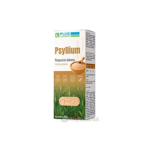Plus lékárna Psyllium rozpustná vláknina 200 g