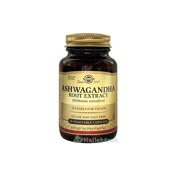 Solgar Ashwagandha 60 kapslí