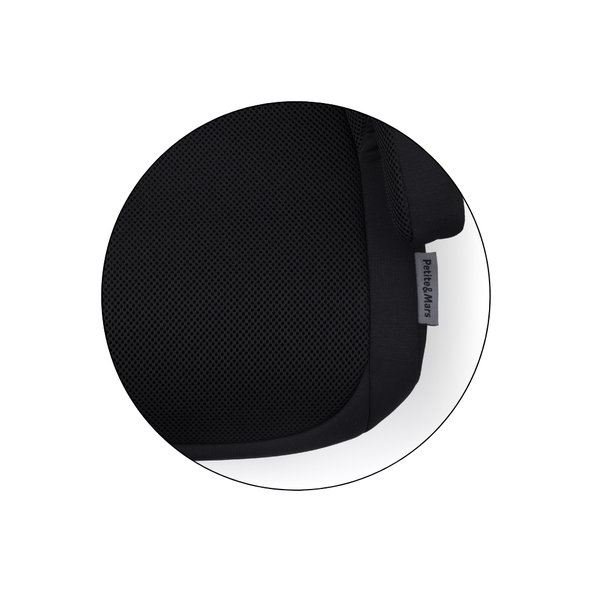 PETITE&MARS Podsedák Optimus Pro i-Size Air Coal Black 125–150 cm