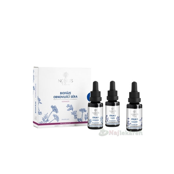 Nobilis Tilia Biofáze Koriandr obnovující séra 3x20 ml