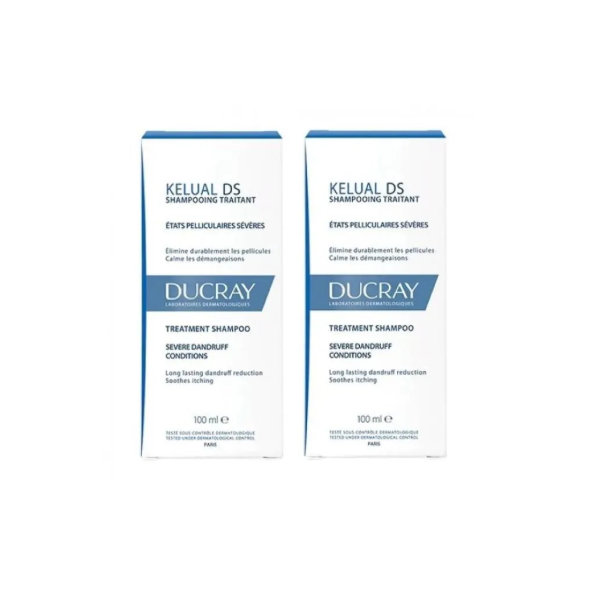 Ducray Kelual DS Original šampon proti lupům 2 × 100 ml