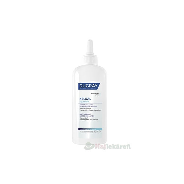 DUCRAY Kelual Squanorm lotion roztok proti mastným lupům 190 ml