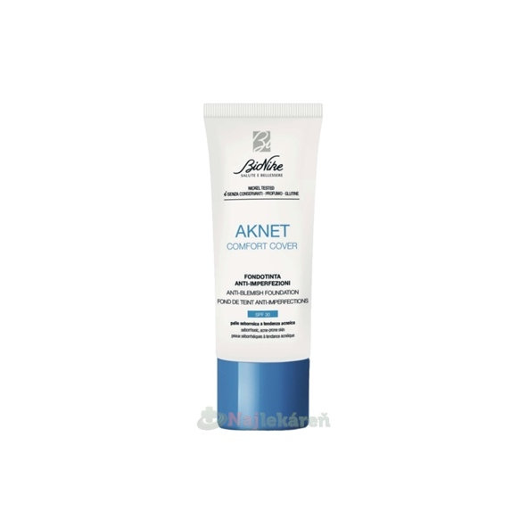 BioNike Aknet Comfort Cover SPF30 Sable krycí tekutý make-up 30 ml