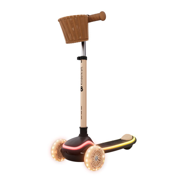 Kinderkraft koloběžka a odrážedlo 2v1 Raket Up Beige