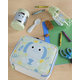 Skip Hop Besties Squad láhev se slámkou Slon 12 m+ 355 ml