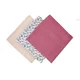PETITE & MARS Sada plen Moussy Pink Meadow 68 × 68 cm 3 ks