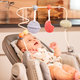 Chicco jídelní židle Polly Armonia Scandinavian + hrazdička Rainbow