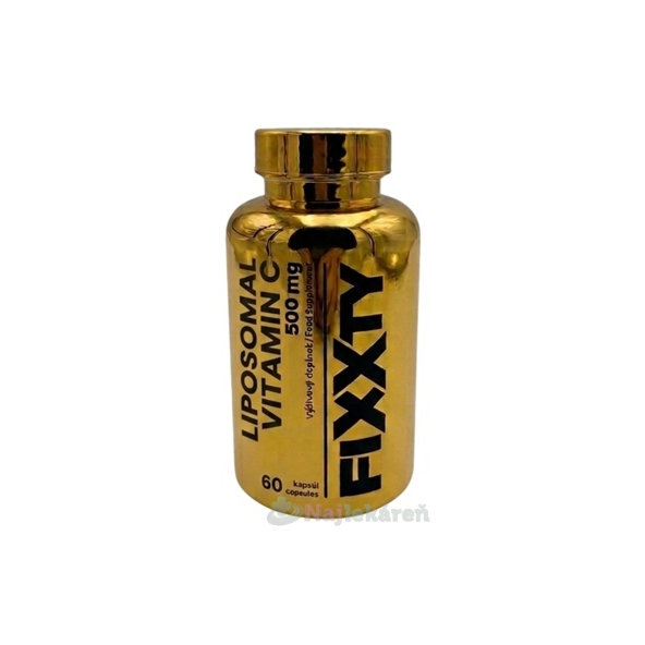 Fixxty Liposomal Vitamin C 500 mg 60 kapslí