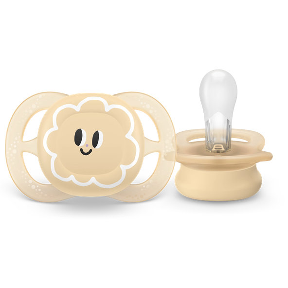 Philips AVENT Dudlík Ultra start s obrázkem holka 0-2 m 2 ks