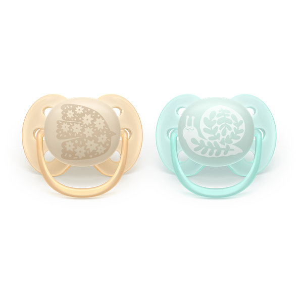 Philips AVENT DUDLÍK Ultra soft 0-6m neutral 2 ks