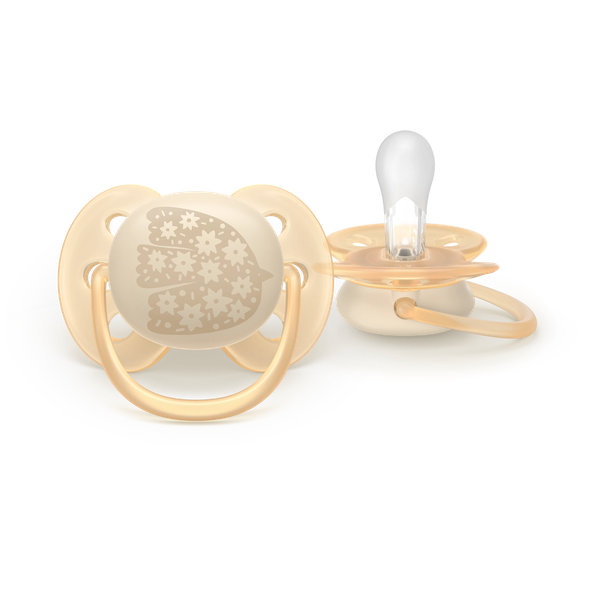 Philips AVENT DUDLÍK Ultra soft 0-6m neutral 2 ks