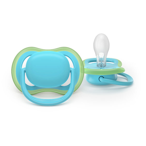 Philips AVENT Dudlík Ultra air 6-18 m modrý/zelený 2ks