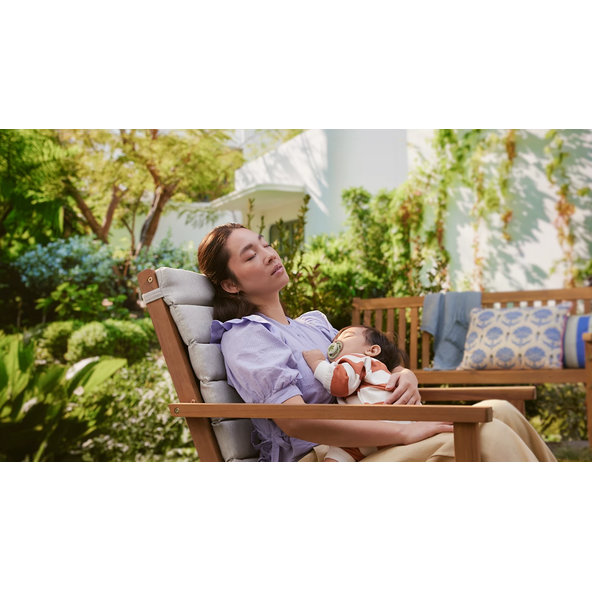 Philips AVENT Dudlík Ultra air s obrázkem noční 6-18m modrý/zelený 2ks