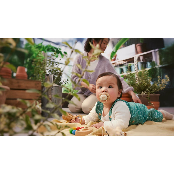 Philips AVENT Dudlík Ultra soft s obrázkem noční neutral 6-18 m 2 ks