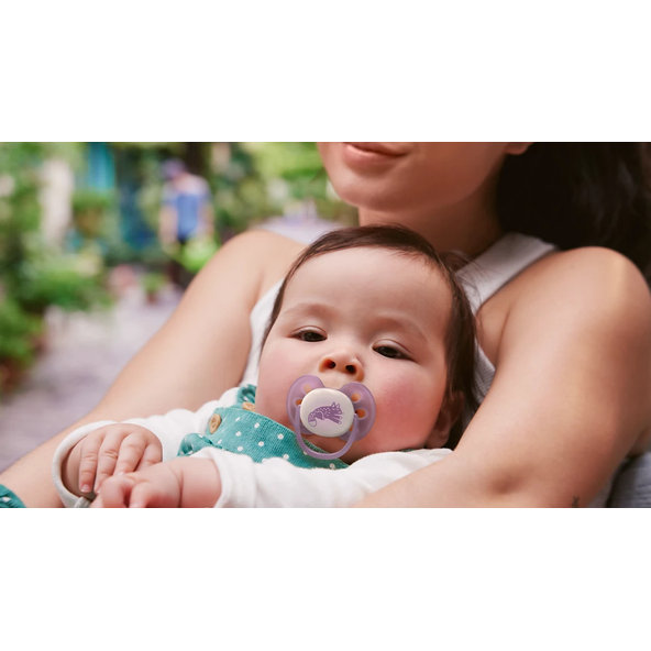 Philips AVENT Dudlík Ultra soft s obrázkem noční 6-18 m 2 ks