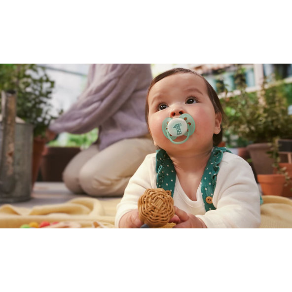 Philips AVENT Dudlík Ultra soft s obrázkem noční 6-18 m 2 ks