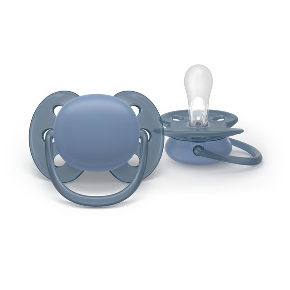 Philips AVENT Dudlík Ultra soft kluk 6-18 m 2 ks