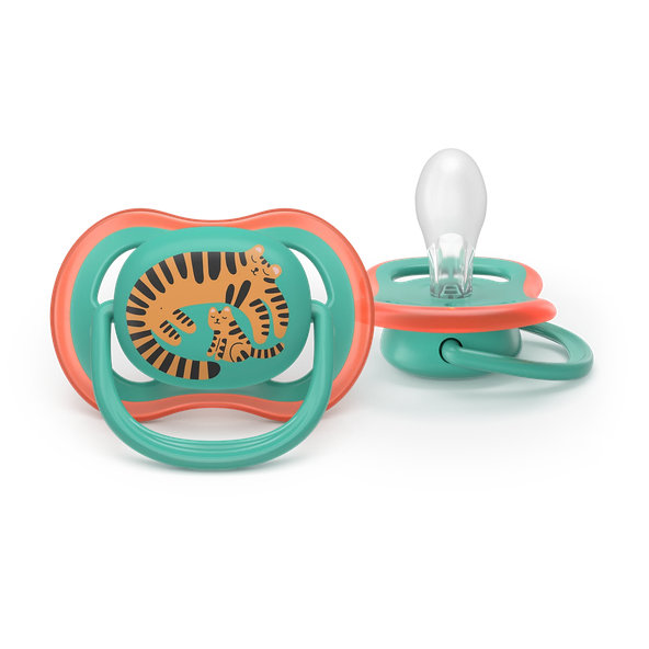 Philips AVENT Dudlík Ultra air s obrázkem 6-18 m modrý/zelený 2ks