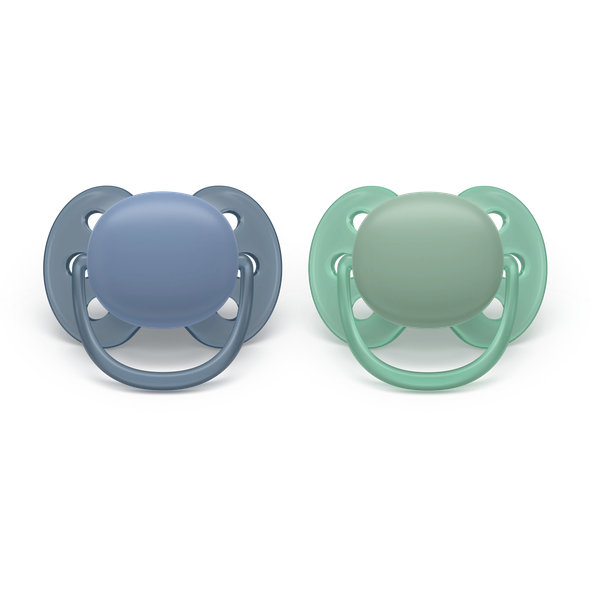 Philips AVENT Dudlík Ultra soft kluk 6-18 m 2 ks
