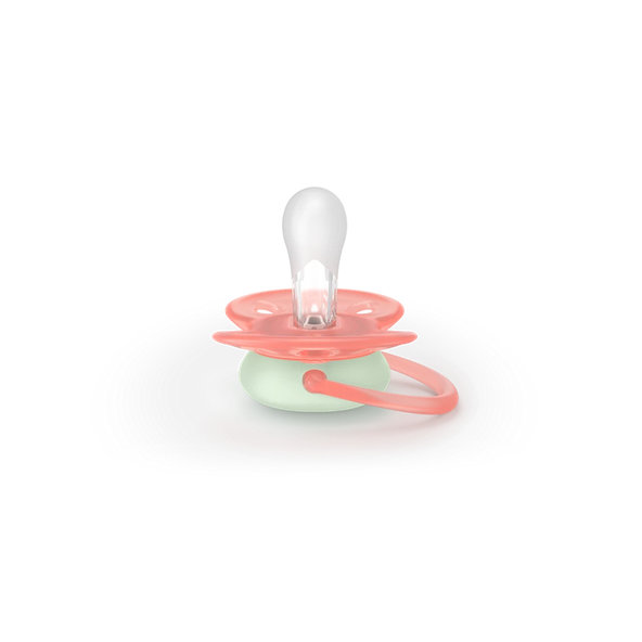 Philips AVENT Dudlík Ultra soft s obrázkem noční neutral 0-6 m 2 ks